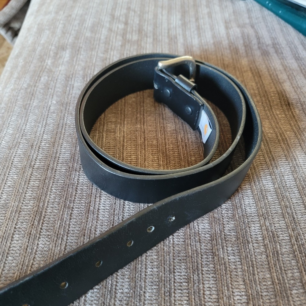 Carhartt‎ Men's Legacy Leather Belt Size 50 Black